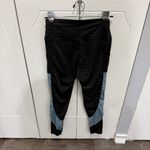 SheIn Black and Teal Workout Leggings Photo 1