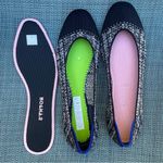 Rothy's The Square Shoes Flat Midnight Tweed size 11 NWOB Photo 2