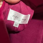 Katie May Edgy Cutout One Shoulder Gown, Magenta Photo 7