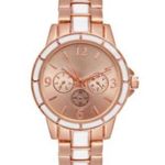 Charter Club NEW  2 Tone BRACELET WATCH Women Radiant 34mm Rose Gold White Boxed Photo 0