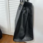 BCBG EUC PARIS BLACK MEDIUM DOUBLE‎ HANDLE SATCHEL BAG. Photo 5