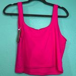 Reoria Pink Magenta Crop Top Tank Athletic Layering Basic Summer Size XXL Photo 2