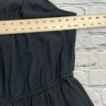 Old Navy Linen Blend Jumper Black Spaghetti Strap Relaxed fit wide leg Large Photo 9