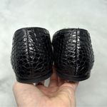 Giuseppe Zanotti  Rhinestone Embellished Croc Leather Pointed Toe Ballet Flats 38 Photo 8