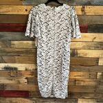 Jessica Howard  Tan and‎ White Lace Short Sleeve Dress Size 10 Photo 1