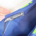 ZARA NWT One Shoulder Floral Tropical Print Crop Top S Photo 4