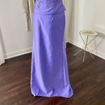 VTG Union Made in USA Ethereal Beaded Purple Corset 2 Piece Prom Dress Set L Size L Photo 4