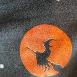 Feeling Festive | ladies jet black witch hats Halloween leggings. Size: M Photo 3