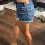 High Rise Stretchy Jean cut off Shorts Size 4 Photo 4