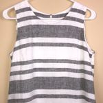 island company  Women’s Classic Shift Linen Striped Lightweight Sleeveless Dress Photo 1