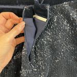 Free People  Sz 10 Wild Child Sequined Mini Skirt Navy Blue Cocktail Party Photo 6