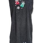 Womens Vintage Embroidered Mandal Bay Christmas Holiday Corduroy Jumper Dress Photo 0