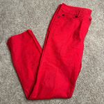 J. McLaughlin  Felicity Velveteen Red Jeans Photo 1