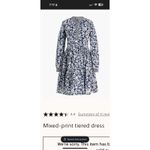 J.Crew Women's Floral Print MIDI Dress, Gorgeous Blue/Pink/Green, Cotton, XS Photo 1