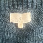 Lou & grey  Blue Wool Blend Sweater Size SM Tunic Style slit Sides Boat Neck L/S Photo 2