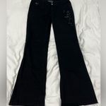 c'est toi C’est Toi Women’s Black Beaded Bottom flared 
Premium Jeans Size 5 Photo 1