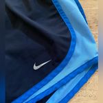 Nike Tempo Dri Fit Women’s Sz M Navy/Blue Brief Lined Running Shorts Photo 3
