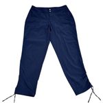 Dress Barn Fresh Produce Women's Size 10 Navy Blue Drawstring Casual Pants Photo 0