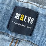 Anthropologie Maeve The Collette Cropped Light Wash Jeans Size 33 Tall Photo 10