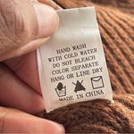 Debut  | Chocolate Brown Knit Open Cardigan Sweater Sz S Photo 7