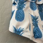 Kortni Jeane  blue pineapple high waisted peplum style swim bottoms medium Photo 7