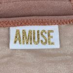 Amuse Society Amuse Brown 2 Piece Polka Dots Halter Tie Neck Beach Resort Swimwear Bikini Sz L Photo 2