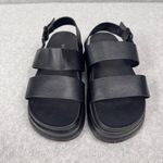 Bamboo Women’s  Vintage Y2K Style Black Platform Sandals Size 6. Photo 2