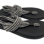 Sanuk  yoga sling 2 prints sandals women’s size 9 gray/black Photo 0