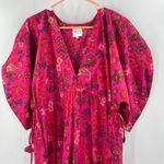 MISA Los Angeles Ysabel Dress Extra Small 100% Cotton Maxi Tiered Ruffle Floral Photo 7