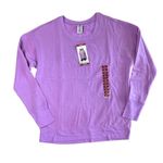 90 Degrees by Reflex Lounge Modal Top Sweatshirt Purple XL NWT Athleisure Purple Photo 0