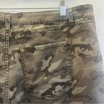 REWASH  Comfort Stretch Camo Mini Skirt Womens Size 17 Pencil Raw Hem Stretch Photo 3