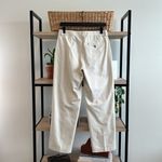 L.L. Bean Mid Rise Favorite Fit Classic Straight Leg Khaki Ankle Dress Pant, 4 Photo 3