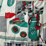 Vintage 90s Tabi International Golf Novelty Print Vest 16 XL Green Photo 5