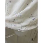 Bonmarche UK SZ 16 US SZ 12 Embroidered Flowers PETAL SLEEVES TOP BLOUSE White Photo 3