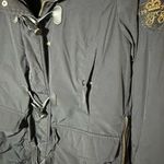 ZARA  Black Toggle Jacket with Fur Collar Photo 6