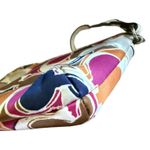 Coach Y2K Multicolor Signature CC Scarf Print Satin Wristlet F49166 Photo 3