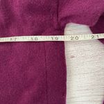 Talbots women M petite scoopneck Longsleeve sweater w/side buttons purple Photo 10