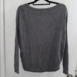 New York & Company Gray top with Red Floral Design, large Photo 1