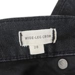 Madewell  Hi-Rise Crop Jeans Black Size 28 Photo 4