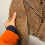 BLANK NYC  Suede Moto Jacket Silver Hardware Sz XS Photo 11