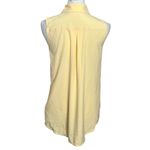 Athleta  NWT Urbanite II Tank Women’s Size XS Yellow Button Front Sleeveless Top Photo 5