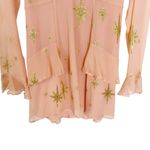 For Love & Lemons  Silk Gilded Star Mini Dress Size M Photo 10
