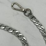 Silver Tone Flat Chain Link Purse Handbag Bag Replacement Strap Photo 1