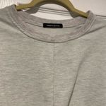 Hippie Chic  Size S Gray Long Sleeve Twist Front Crew Neck Pullover Sweatshirt Photo 1