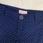 Outlooks Polka Dot Chino Shorts Blue Juniors 7 Blue Size undefined Photo 4