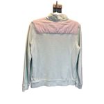 Vineyard Vines Mint Green with Pink Strip Shoulders 3/4 Zip Shep Shirt Medium Photo 2
