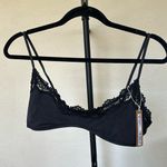 SKIMS  FITS EVERYBODY LACE SCOOP BRALETTE size L black onyx Photo 2