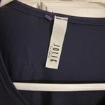 Jolie top lace up front size‎ medium. Blue Photo 1