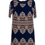 Inc international Concepts Black Boho Print Knee-length Shift Dress Photo 0