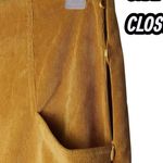 Sachin + Babi Culotte Wide Leg Pants Corduroy Mustard Yellow Pockets Size 12 NEW Photo 8